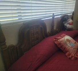 Walnut bdrm set