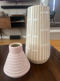Boho decorative vases