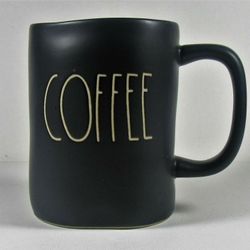 Rae Dunn Black Coffee Mug