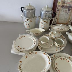 Jewel Tea “Autumn Leaf” Dishes