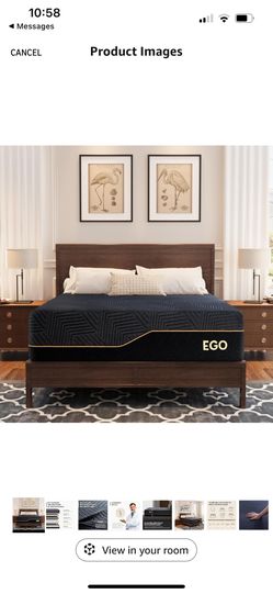EGOHOME 14 Inch KING Size Memory Foam Mattress