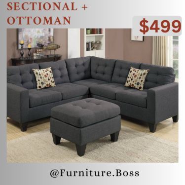 Dark Grey Sectional Sofas