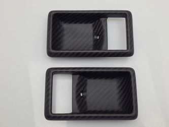 Asmobile Carbon Fiber Toyota Corolla AE86/FX/Aw11 Inside Door Handle Bezel LH+RH