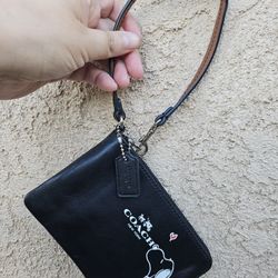 Coach Peanuts Wristlet