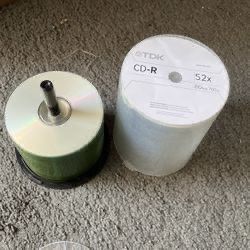 CD-R 80 Minutes ,700MB , 52X, 72 Pcs For $25