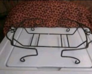 Cooking dishware rack