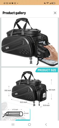 Waterproof E bike bag/commuter bag