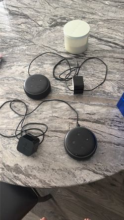 Read description !! Amazon Echo Dot Smart Speakers – Lot of 2