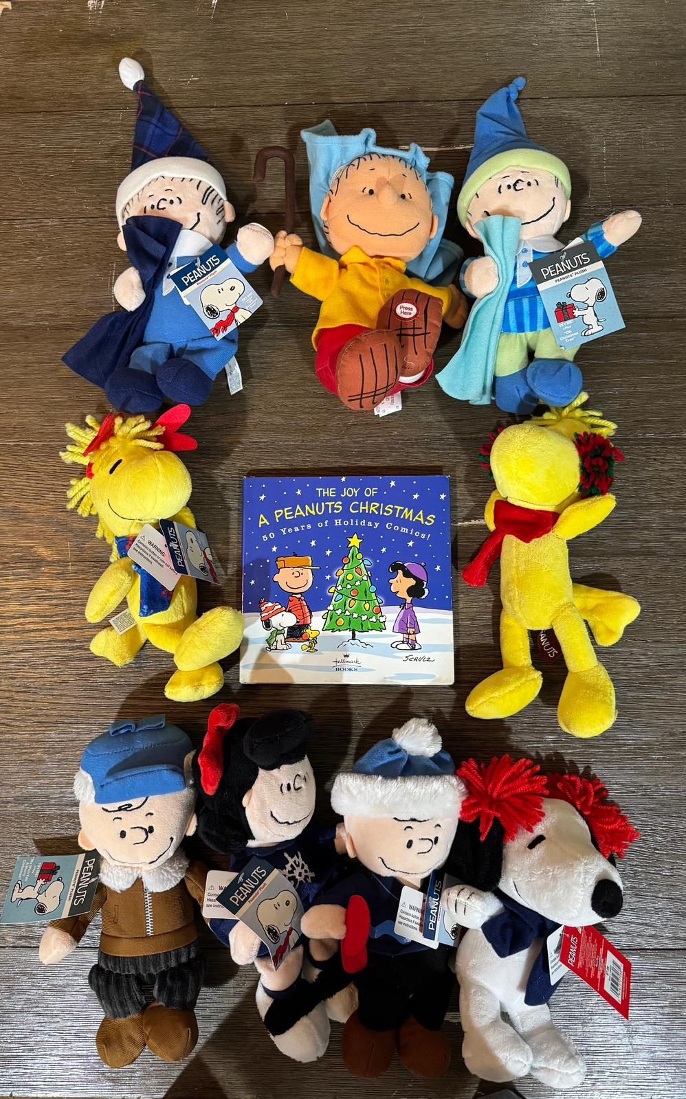 Christmas Vintage snoopy collectibles with book