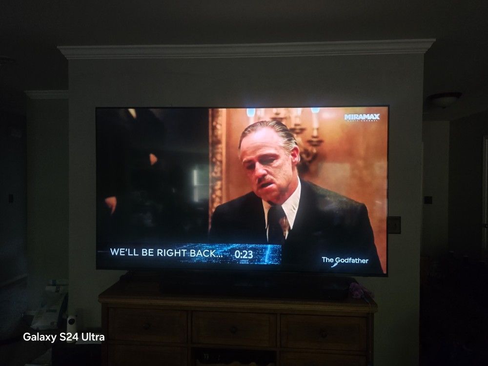 Samsung 85" TV With Q Symphony Surround Sound