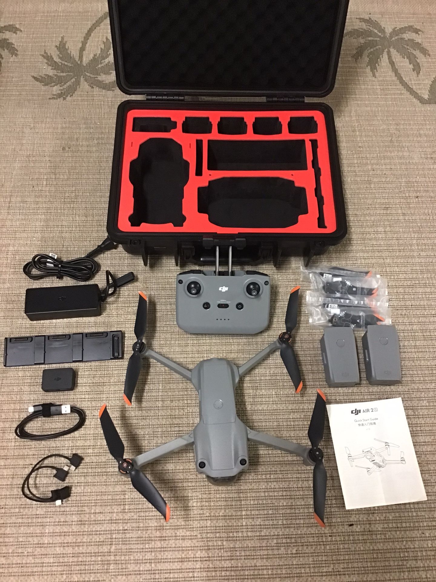 DJI Air 2S Complete Fly More Package Brand New Condition Includes  free shipping No Sales Tax