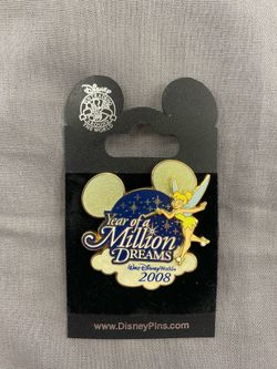Disney Walt Disney World Year of a Million Dreams 2008 Tinker Bell Pin