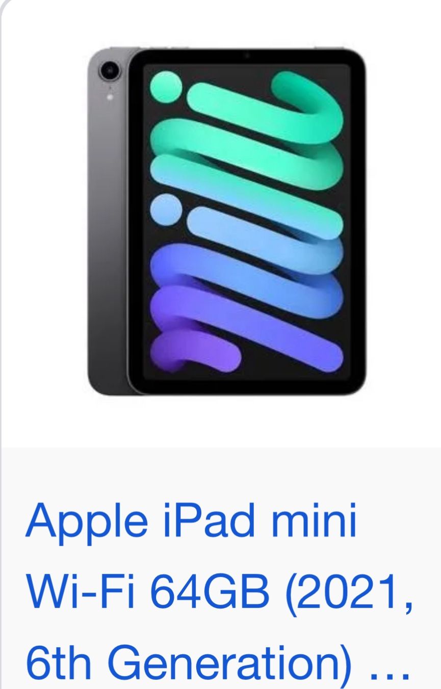 iPad mini 6th Gen - For Parts 