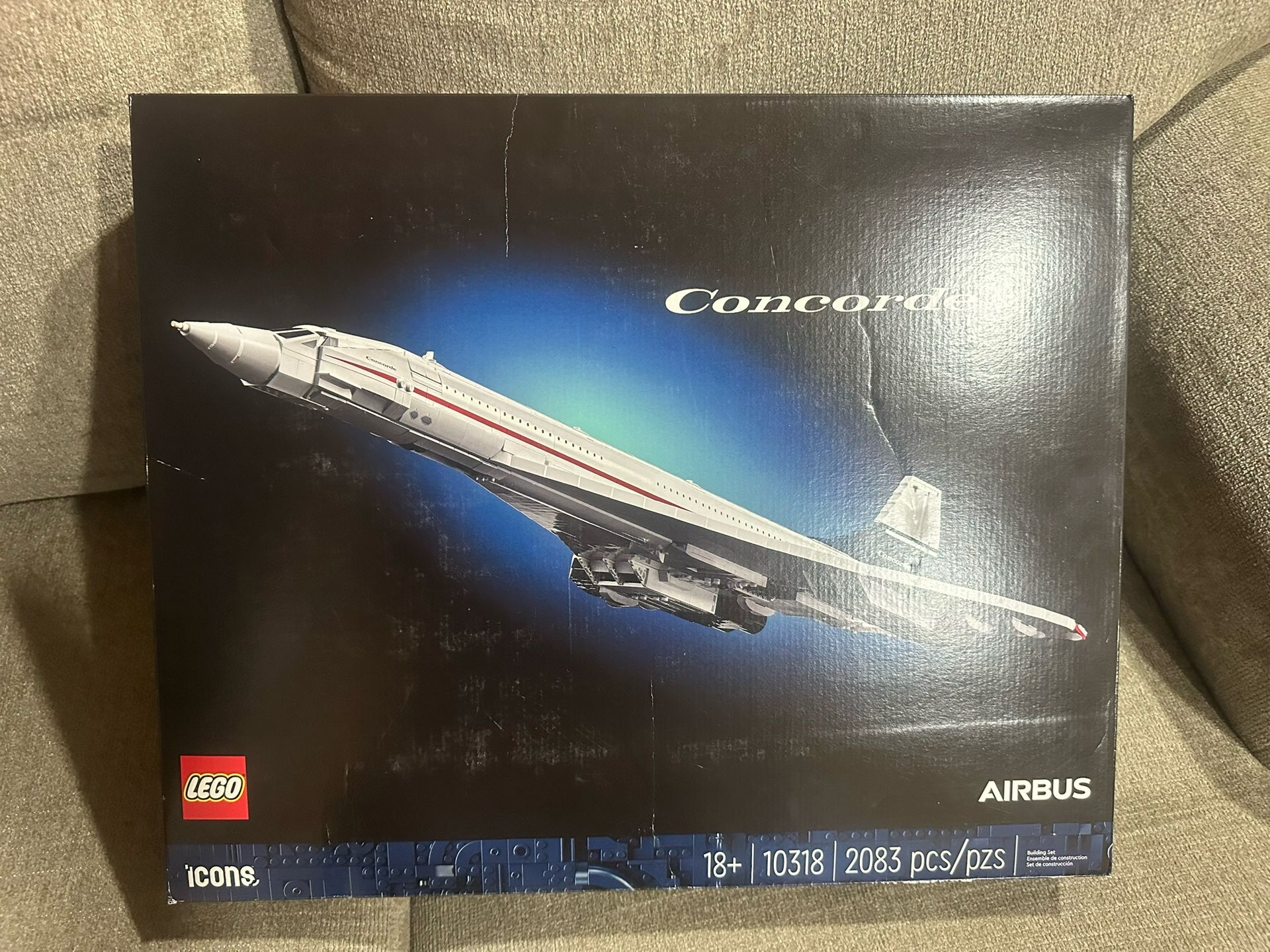 LEGO Concorde Plane Model 