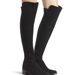 NEW! H by Halston Black Over-the-Knee Boots