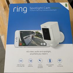 Ring Alarm Spotlight Battery Powered