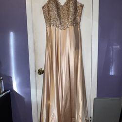Rose Gold Long Dress