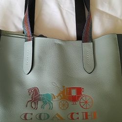 Coach grove leather tote