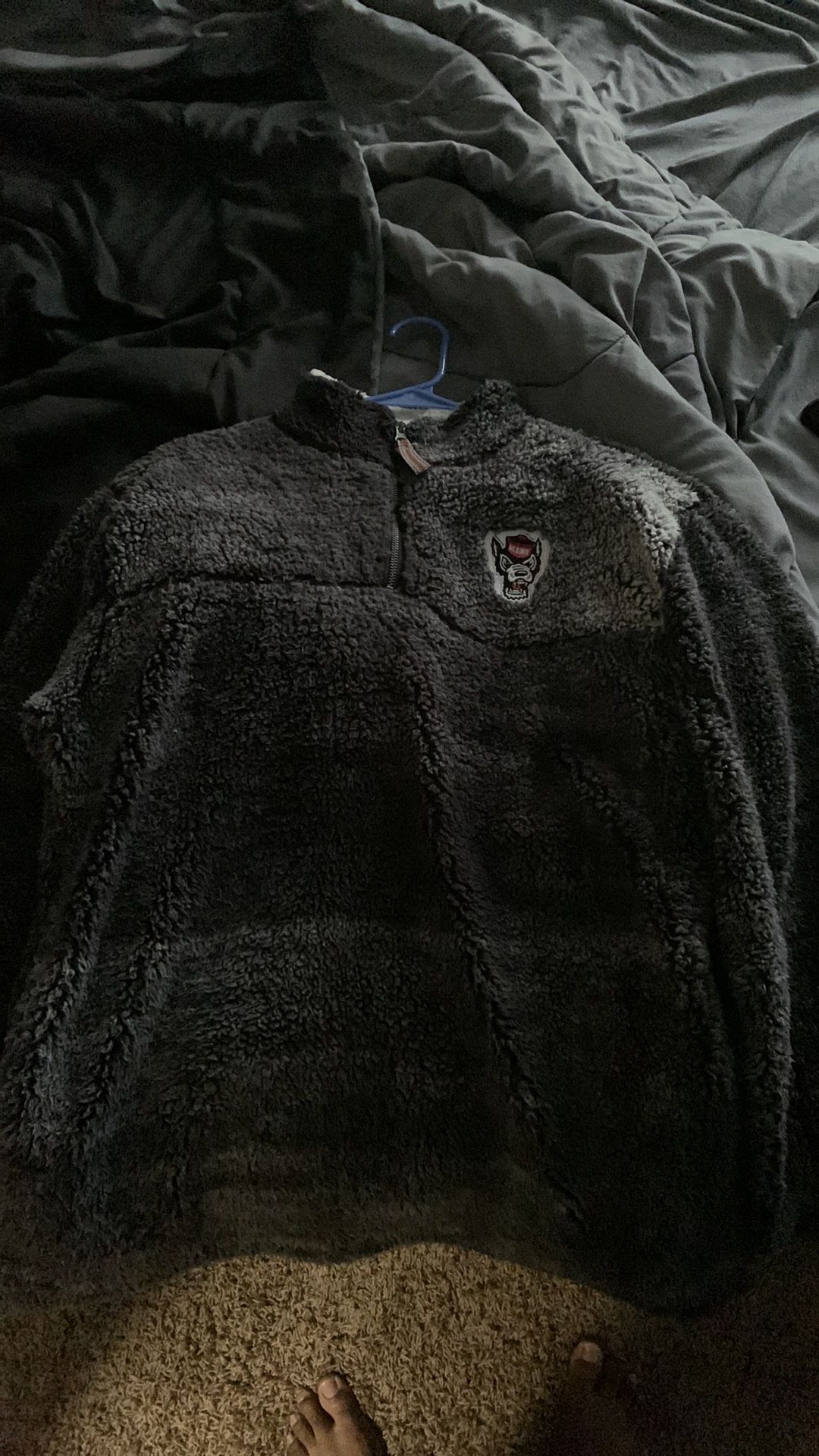 Furry Nc State College Sweater