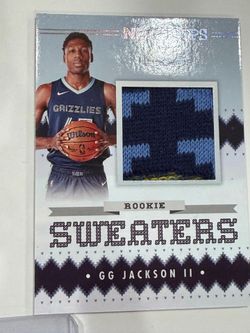 GG Jackson II Rookie Sweaters NBA Trading Card