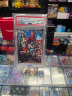 Shanks psa10 one piece tcg
