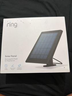 Ring Black USB Solar Panel