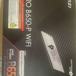 MSI PRO B650M-P Motherboard (AM5, DDR5) – Brand New / Unused