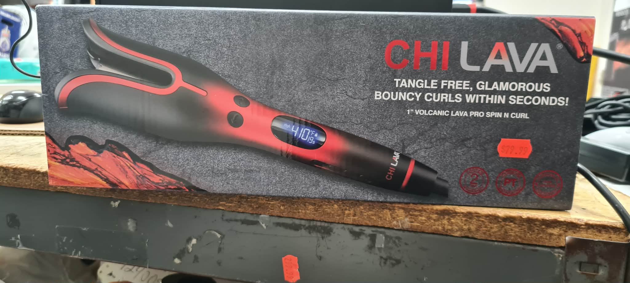 CHI
LAVA 1 Inch Volcanic Ceramic Spin N Curl (Model: GF8246)