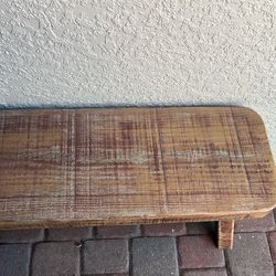 Hand Made Wood - Bench. &  Barstool