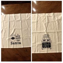 New Humorous Twisted Wares Hang Tight Towel - I Put “Cookies” Out for Santa