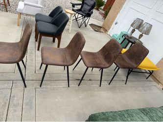 Force brand new suede dinner chairs, $120