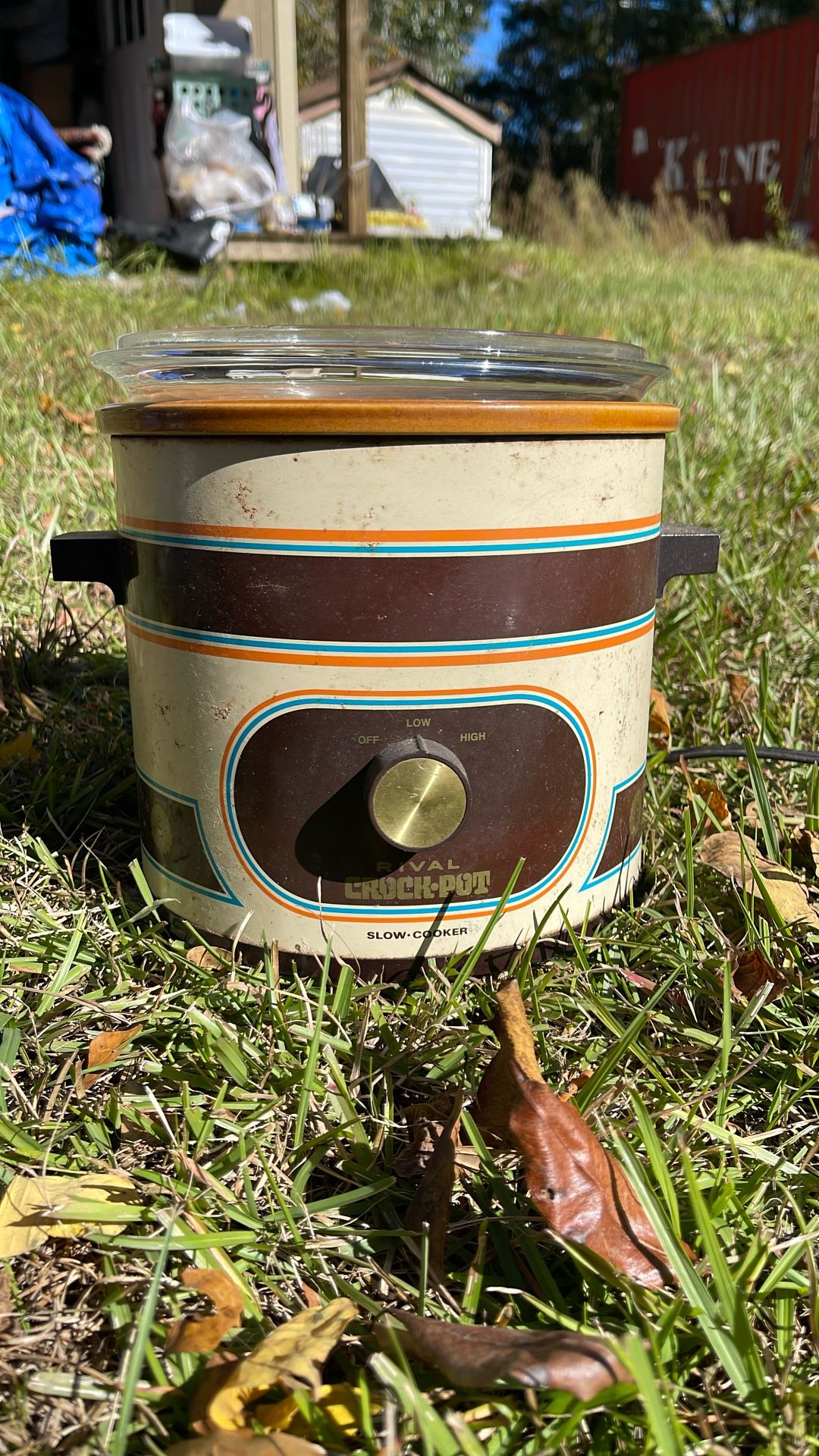 VINTAGE Rival Crock Pot 70s 80s NIB Almond