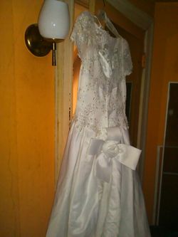 Wedding gown from David's Bridal