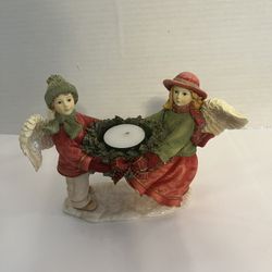 Betty Singer Collection Angels Among Us "Angels Of Unity" votive Holder 