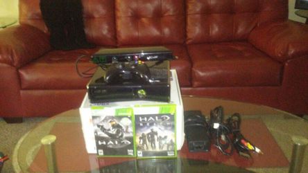 Xbox 360 don't have the box anymore but i have still have everything else