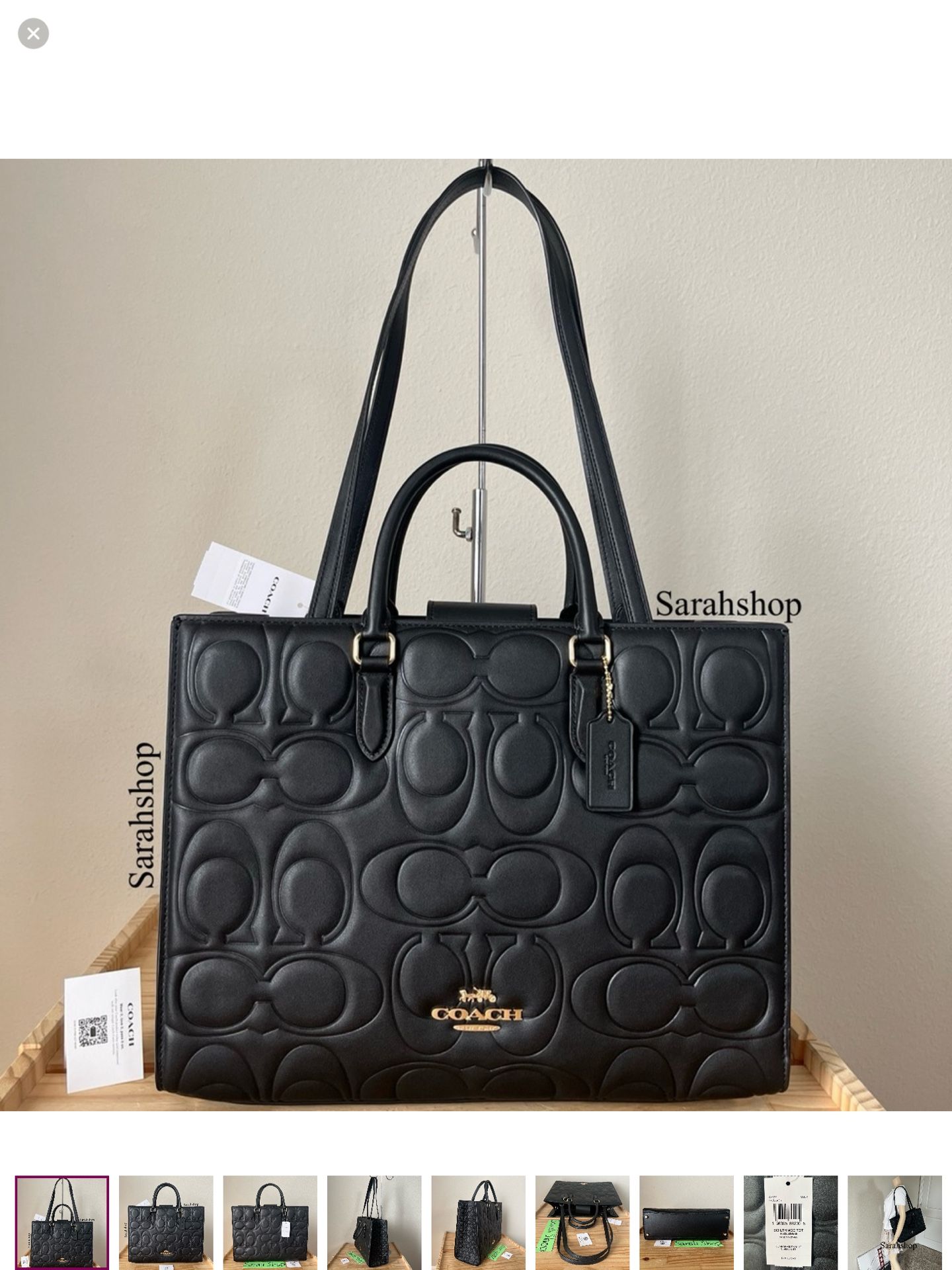 Coach Maggie Tote In Signature Leather