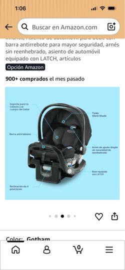 Asiento de coche para infante