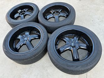 Rims MKW 22 black universal 6x139.7 and 6x135 rines y llantas for truck