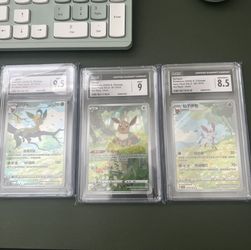 Pokemon Eeveelution CGC Lot