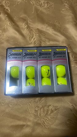11 Srixon Z-Star XV yellow balls