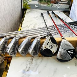 Complete 10-Club Golf Set | Cougar Irons + Driver + 3W + 5W + Putter | Ready to Play