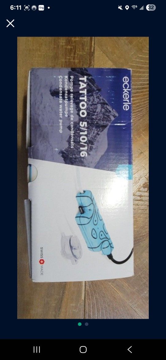 
Gotec Eckerle Tattoo 10 Mini-Split Condensate Pump 230 Volt