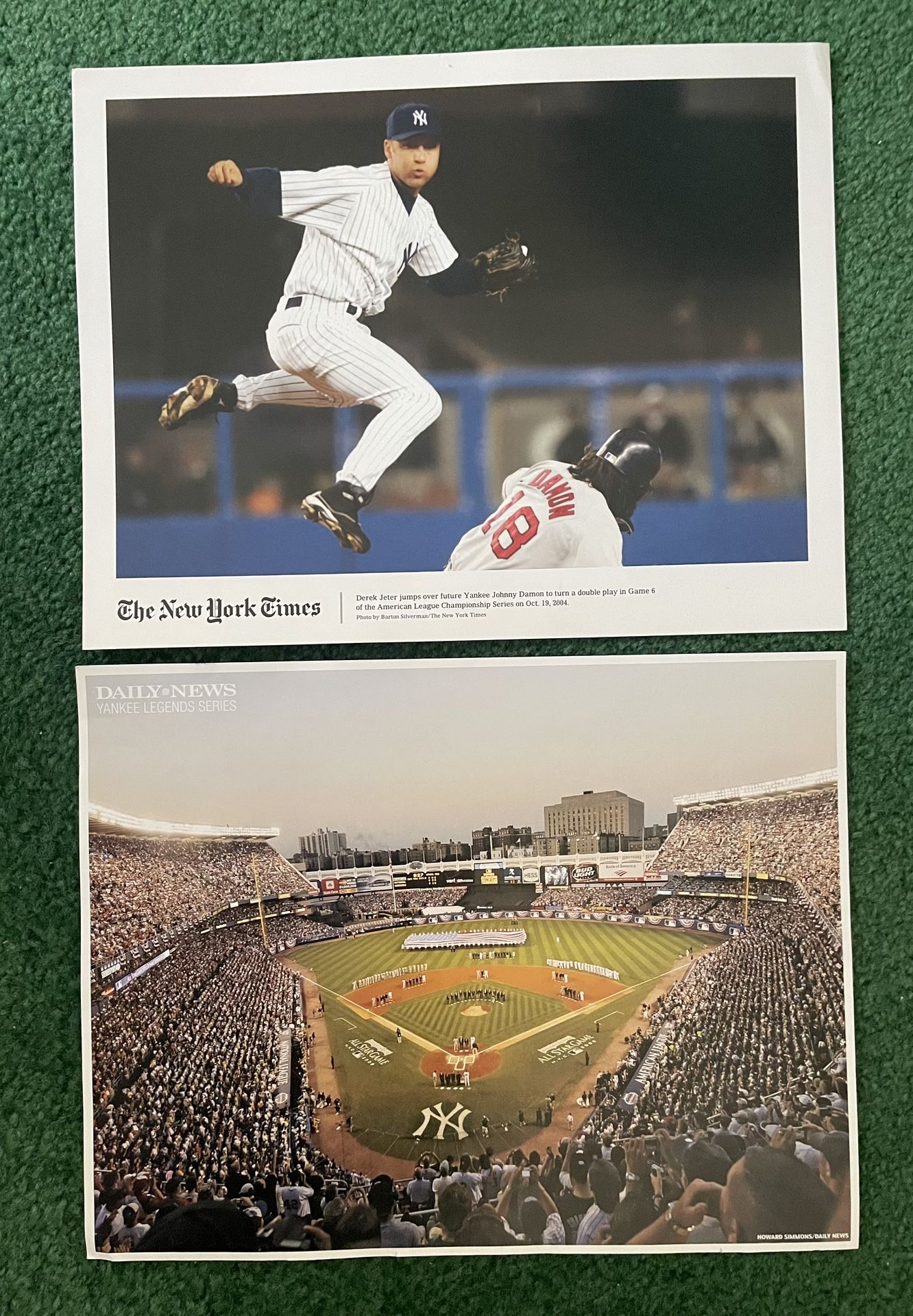 Two Yankee 8 x 10s