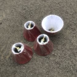 4 Red lamp Shade