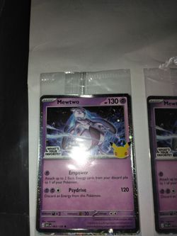 Pokemon Mewtwo promo