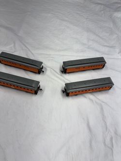 Pocher western and Atlantic passenger train cars, made in Italy