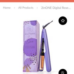 Hauteness 2 In 1 Styler Hair Iron Curling Straightener