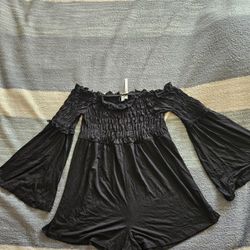 Asos Women's Black Romper Size 12 New With Tag