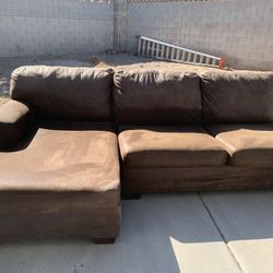 Leather sofa