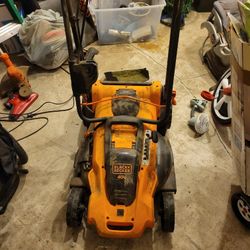 Black And Decker Battery Mower.